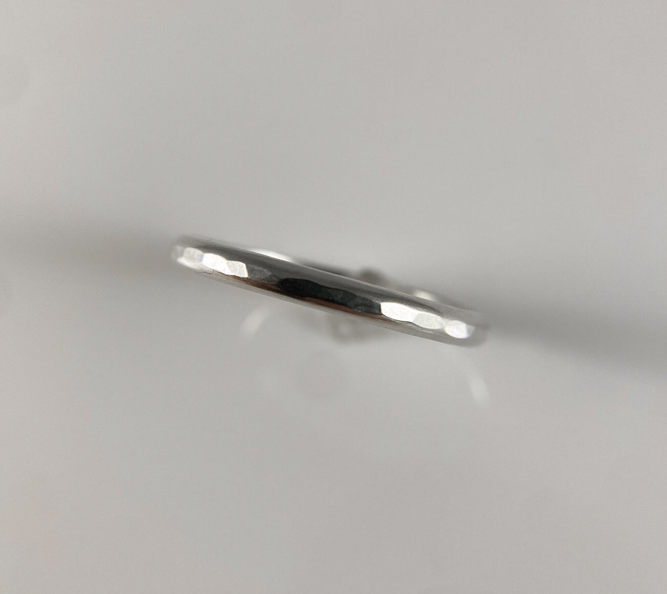 Hammered Sterling Silver Rings