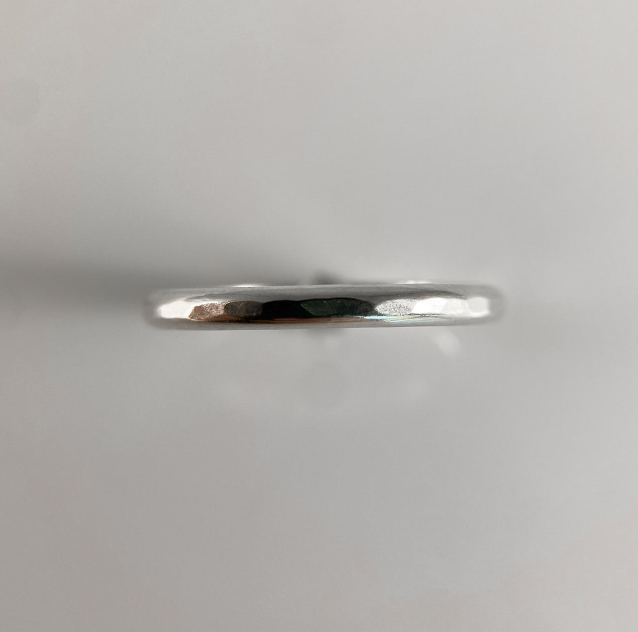 Hammered Sterling Silver Rings