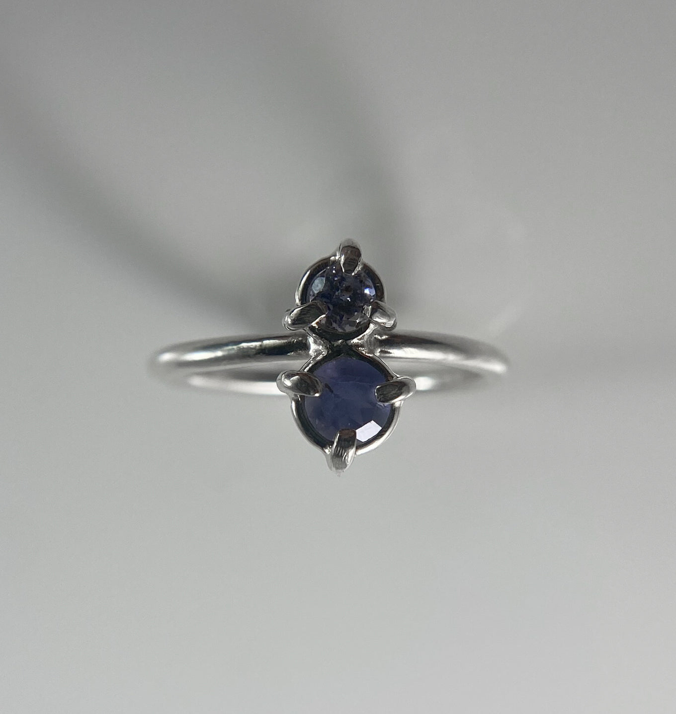 Iolite and London Blue Topaz Ring