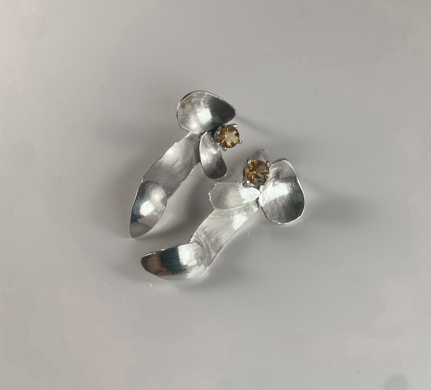 Abstract Petal Inspired Earrings