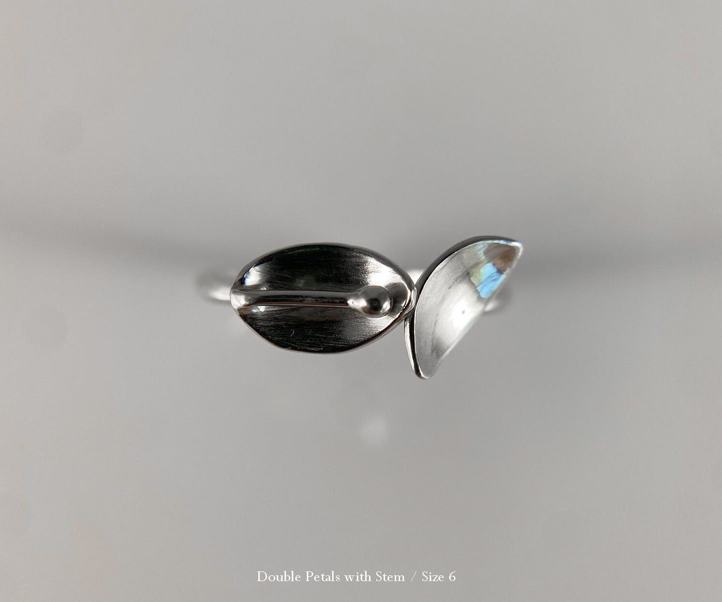 Sterling Silver Petal Rings