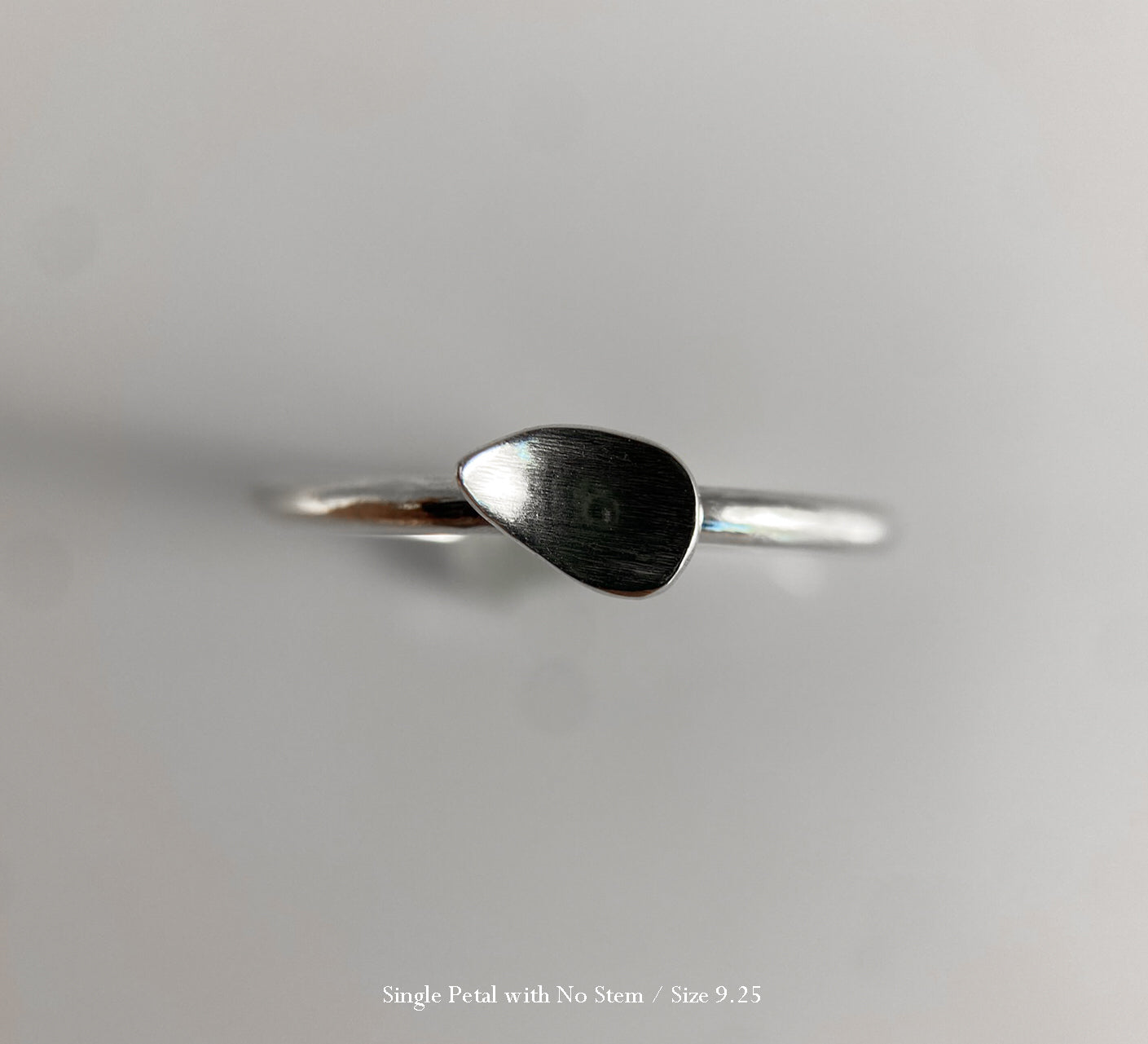 Sterling Silver Petal Rings