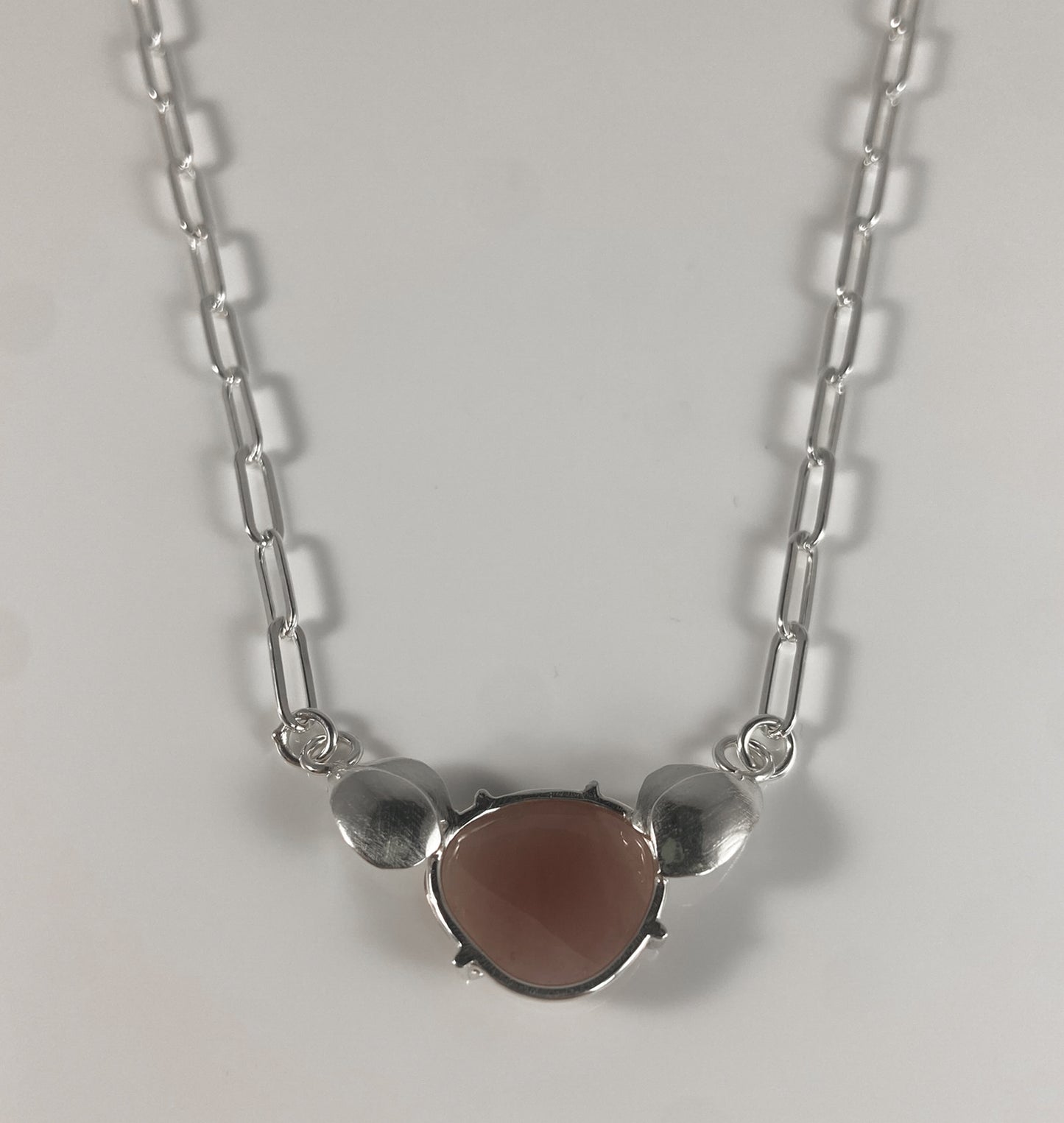 Rhodonite Necklace with Petals