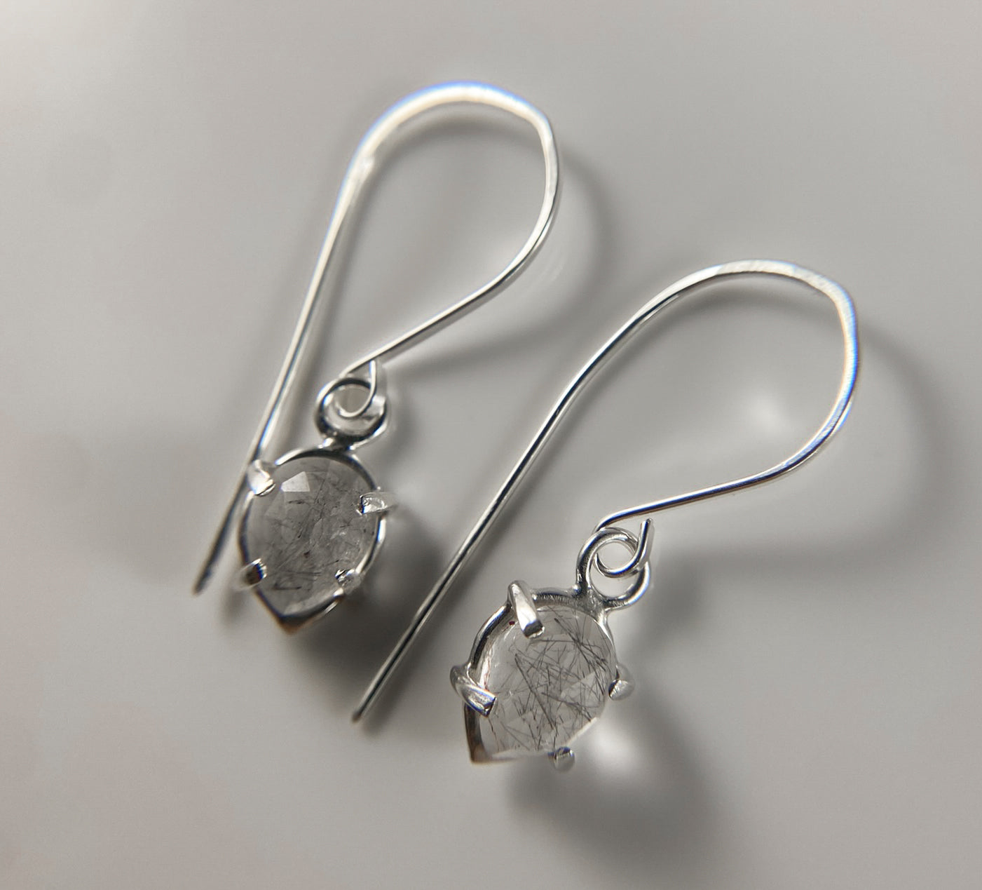 Rutilated Quartz Drop Earrings