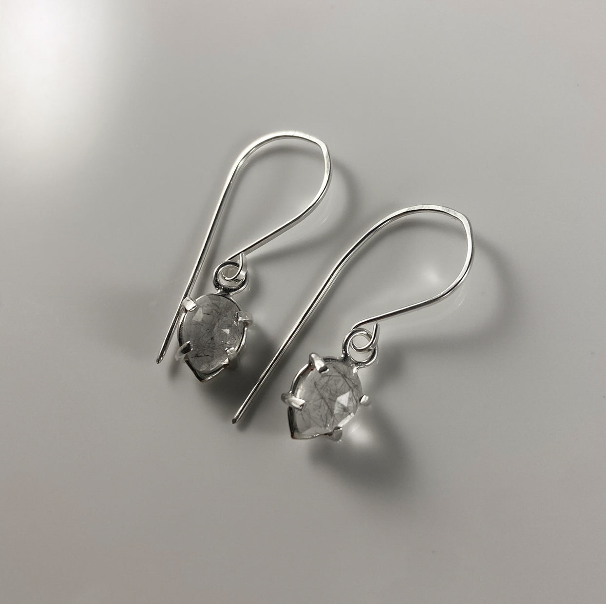 Rutilated Quartz Drop Earrings