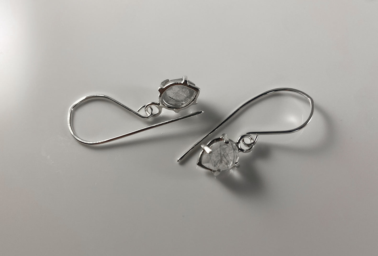 Rutilated Quartz Drop Earrings
