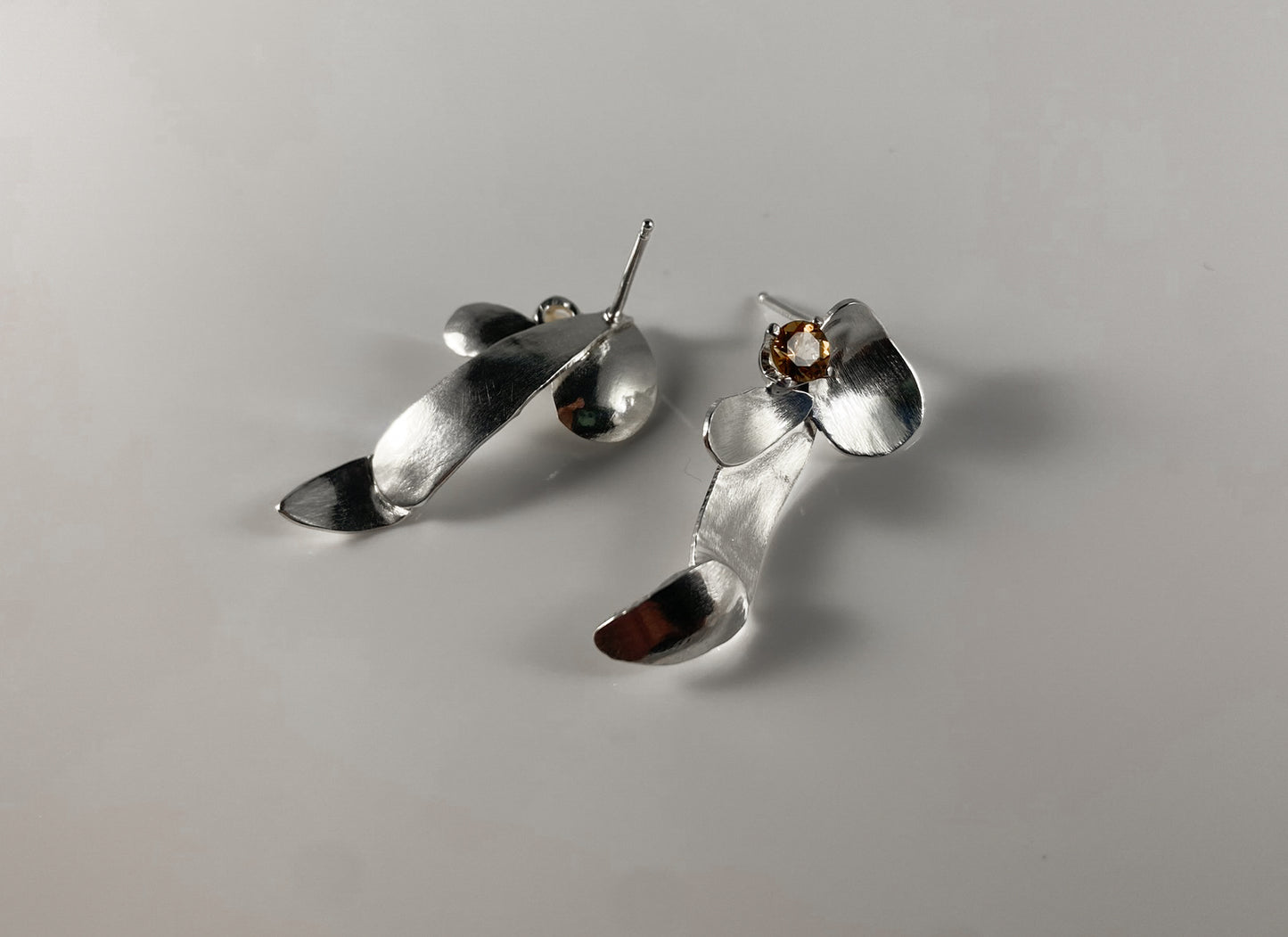Abstract Petal Inspired Earrings