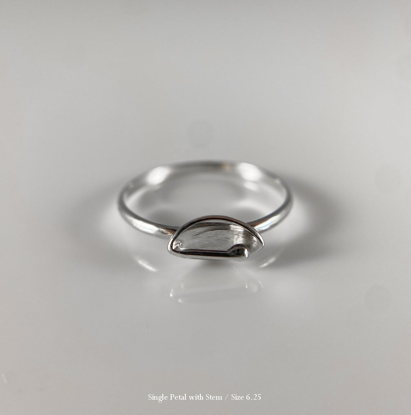 Sterling Silver Petal Rings